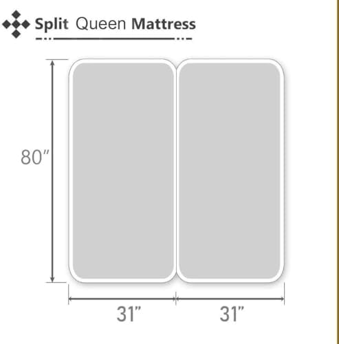 OnlineBestDeal's 5 Piece Luxury Split King Sheets Sets 100% Egyptian