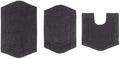 TRP Quick Dry Super Absorbent Tufted 100% Cotton Bathroom Rugs Sets