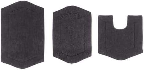 TRP Quick Dry Super Absorbent Tufted 100% Cotton Bathroom Rugs Sets