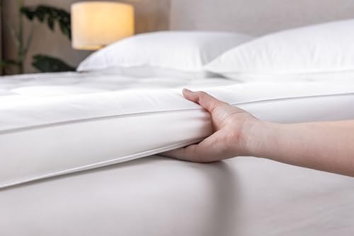 Queen Mattress Topper by Pure Bamboo, Cooling Pillowtop Plush Thick