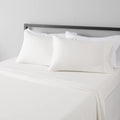 Ivory Full (54"X75") Microfiber 4-Piece Sheet Set 17 Inch Deep Pocket