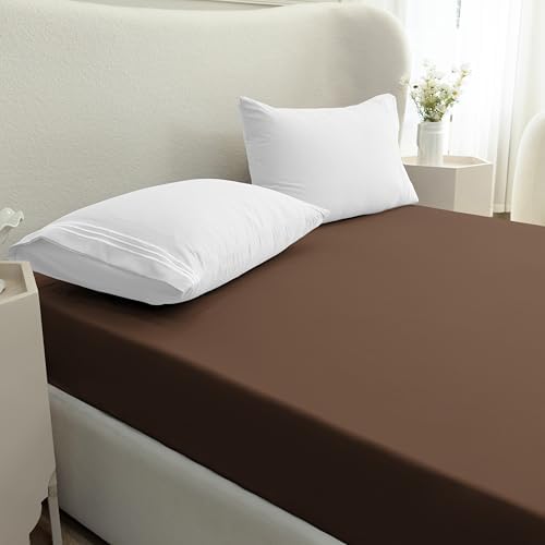 Mocassi Queen Fitted Sheet - Deep Pocket Cooling Sheets up to 16 inch