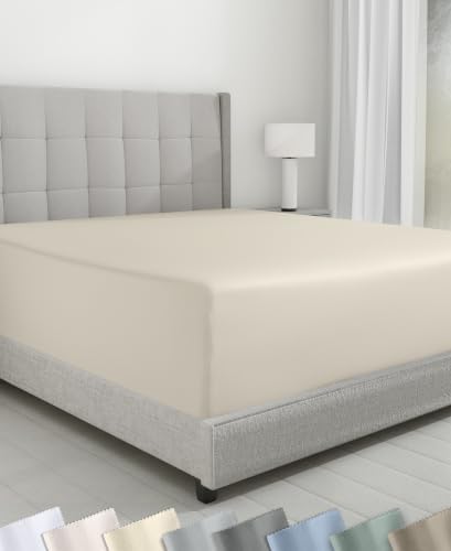 California Design Den 600 Thread Count King Fitted Sheet Deep Pocket
