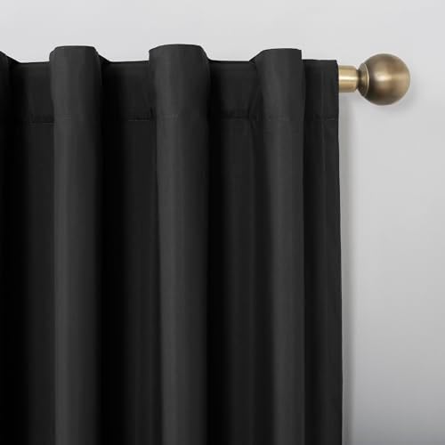 Sun Zero Cyrus 2-Pack Thermal Total Blackout Back Tab Curtain Panel