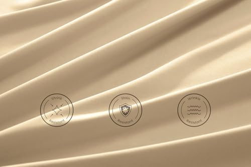 MISSQ Full Size Bed Sheets Set - Cooling, Extra Soft, Wrinkle & Fade