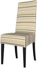 Dining Slipcover Modern Neutral Color Stripes Print Slipcovers for