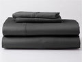 1000 TC Egyptian Cotton 4 PC Dark Grey King 16" Pocket