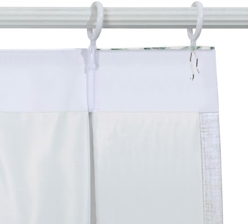 Blackout Linen Curtains, Heavy Weight Pinch Pleated Green V Tape Trim