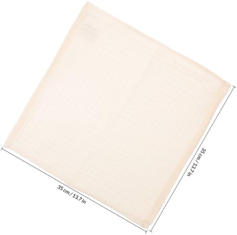 6pcs Cotton Waffle Weave Kitchen Towels, Beige Quick Drying Washcloths