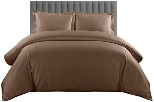 sheetsnthings Solid 600 Thread Count 100% Cotton Duvet Cover Set