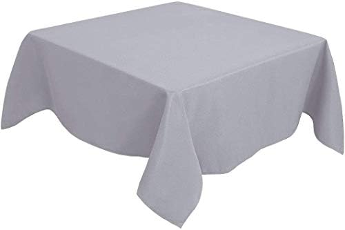 Set of 2 - Tablecloth Decorative Fabric Table Cover for Outdoor and