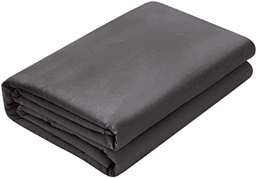 Flat Sheet Only - 1 Piece Dark Gray 1000 Thread Count Cotton Top Sheet