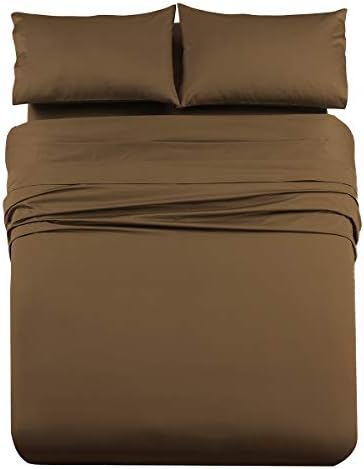 Royal Hotel Full 1000 Thread Count Cotton Sateen Sheets Set, Solid