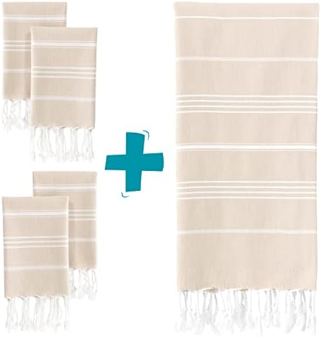 WETCAT Bundle: Turkish Hand Towels (20 x 30, Set of 2) and Turkish