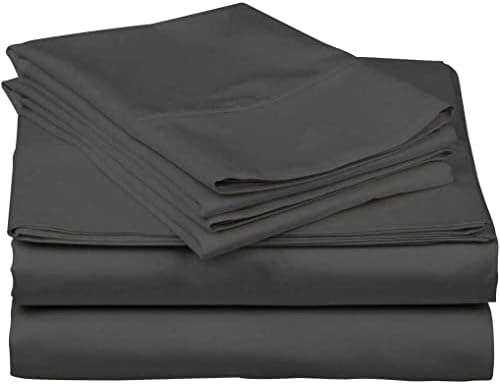 100% Pure Natural Cotton Bedsheet Set-4 PC King Bedding Size | Dark