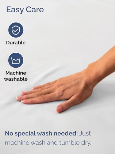 CGK Extra Deep Cal King Single Fitted Sheet Only - White
