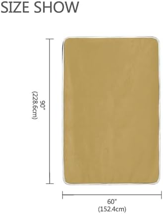 Brown Plush Throw Blankets for Bed Couch and Living Room Suitable