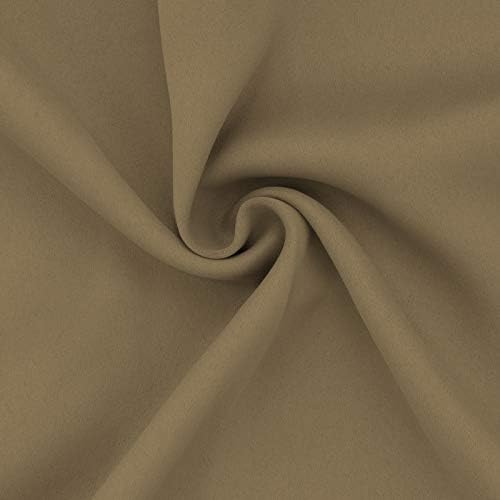 Easy-Going Thermal Grommet Blackout Curtains, 2 Panels 52x96 in, Tan