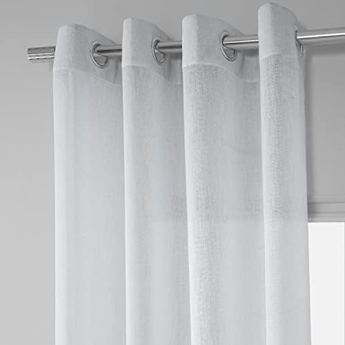 HPD Half Price Drapes Grommet Sheer Curtains for Living Room Solid