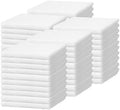 50 Pack White Cleaning Cloths, 12 x 12 in Cotton Terry Towels