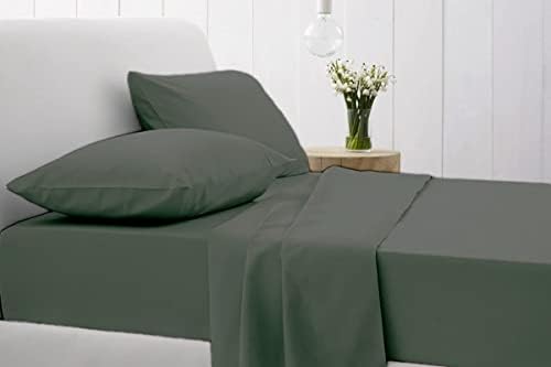 4-Pcs Premium Bedding Set-800-Thread Count 100% Cotton Dark Grey King