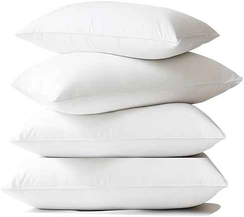Waterproof Pillow Protectors, Standard Size, 4 Pack