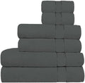 COZY TRENDS 6-Piece Premium Towel Set, 2 Bath Towels, 2 Hand Towels