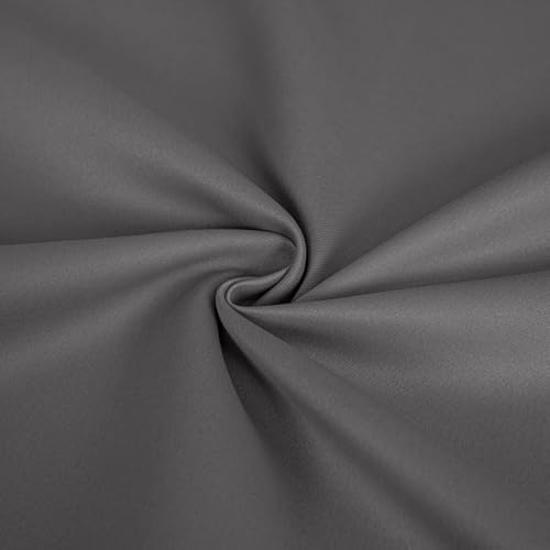 IGEMAEVE Blackout Curtains for Living Room Light Grey 52" W x 96" L