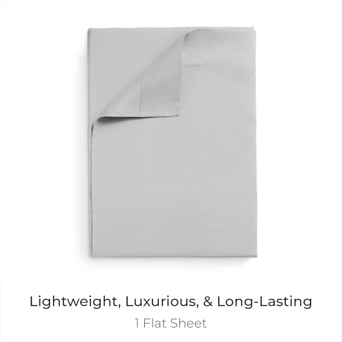 Mellanni California King Size Flat Sheet - Iconic Collection Bedding
