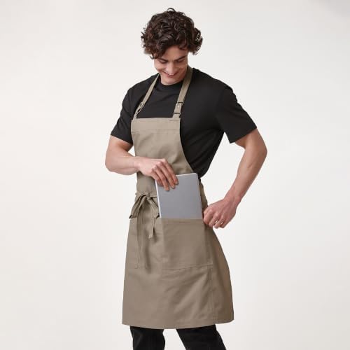 Chef Men Canvas Waterproof Apron Pocket 4251GB