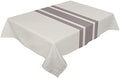 Home Decorative Tablecloth Durable Cotton Linen Table Cover Farmhouse
