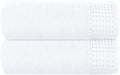 GLAMBURG Cotton 2 Pack Oversized Bath Sheet 35 x 70, Large Bath Sheet