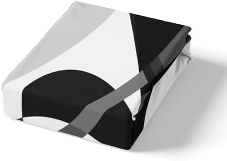 Abstract Lines Duvet Cover Set Queen Size,Modern Geometric Bedding