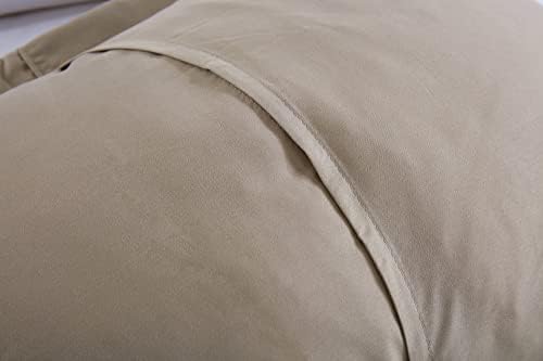 MarCielo 2 Pieces Microfiber Quilted Pillow Shams Soft Pillow Covers