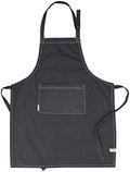 AMOUR INFINI Cotton Solid Aprons for Women with Pocket, Adjustable