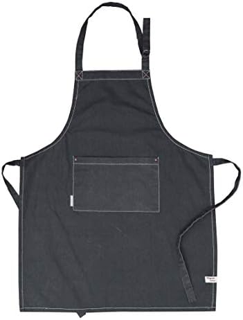 AMOUR INFINI Cotton Solid Aprons for Women with Pocket, Adjustable
