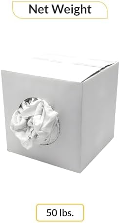 Brixwell QKK9-001 Wiping Cloths, Cotton, Smooth Knit 50 lbs. 100%