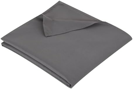 King Flat Sheet Only, 108x102Inch Dark Gray - Ultra Soft Breathable