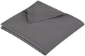 King Flat Sheet Only, 108x102Inch Dark Gray - Ultra Soft Breathable