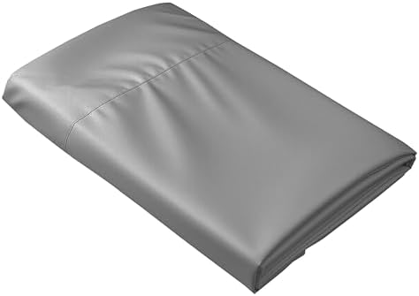 King Size Flat Sheet Only, Soft & Breathable Top Flat Sheet, Gray