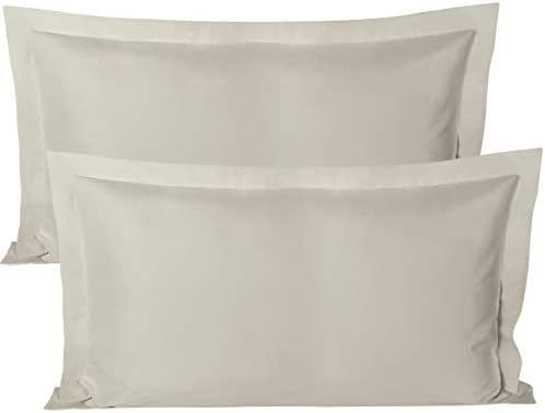 BEDSUM King Pillow Shams Set of 2, 100% Brushed Microfiber