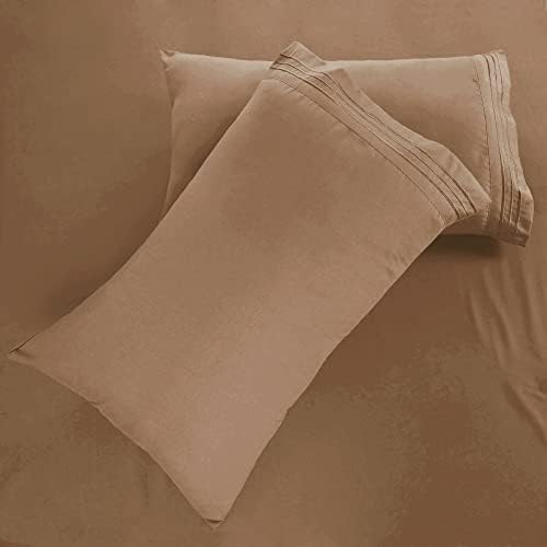 Vacco Queen Sheet Set - Luxury Hotel 1800 Series 4-Piece Bedding
