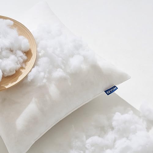 MIULEE Pillow Insert 18x18 Inch Set of 2, Decorative Throw Pillow