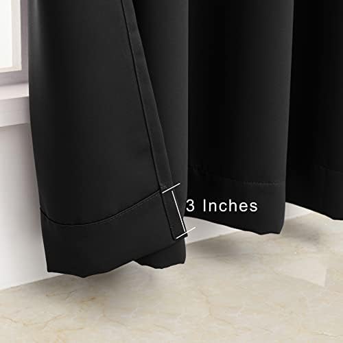 Pickluc Grommet Blackout Curtain for Living Room, Light Blocking