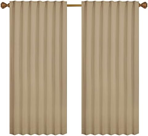 Archu Sheets Back tab Blackout Window Curtain Panels & Drapes Hall