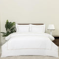 Dreamology White Duvet Cover Luxury Hotel-Quality 100% Cotton Sateen