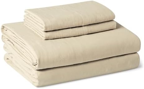 Amazon Basics King Bed Sheet, 4-Piece Bedding Set, Double Brushed