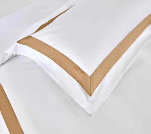 Duvet Cover Set 3 pcs(1 Duvet Cover+2 Pillowcases) 100% Cotton Sateen