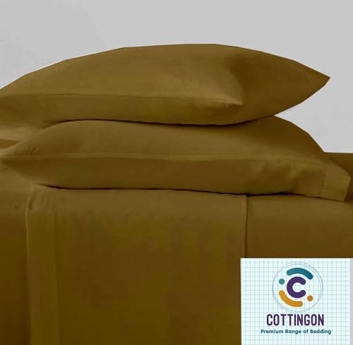 Cottingon 4 Pcs Extra Deep Pocket Queen Sheets, Microfiber Cooling