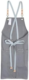 Toddmomy Canvas Apron Adjustable Fit with Pockets Nordic Industrial